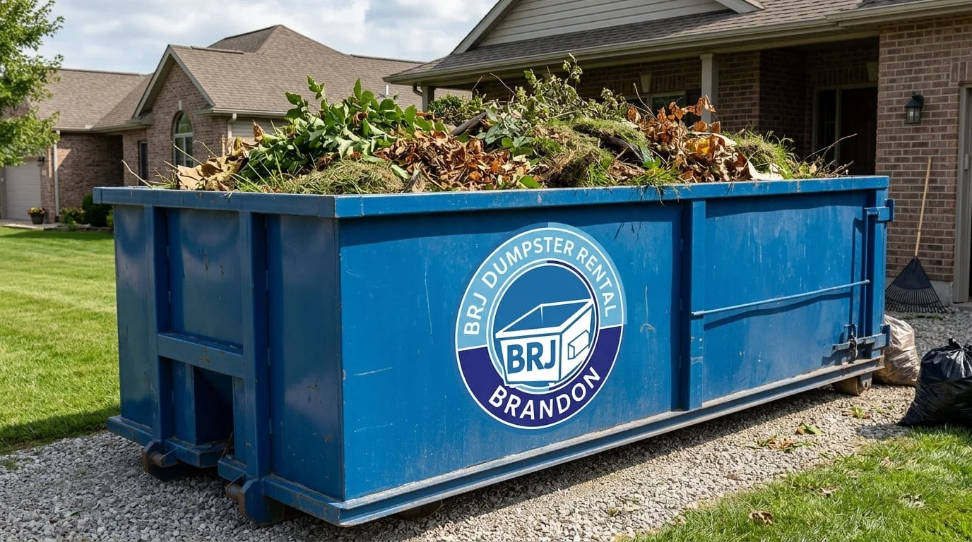 Yard Waste Dumpster Rental Brandon FL-img